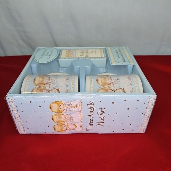 Angels Coffee Mugs Cups English Breakfast Tea Bags Blue Collectors Edition - Picture 4 of 8